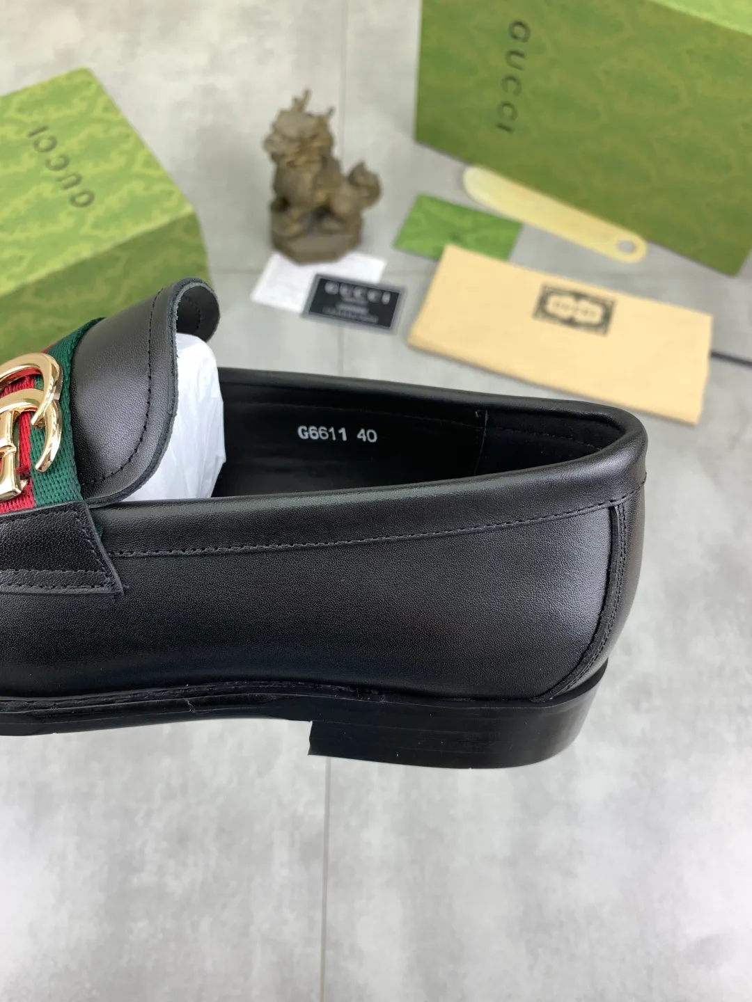 Men's men's shoes 💰P480 [New style] Water-dyed cowhide 💰💎💎💎 [Gucci] GUCCI high-end men's formal business leather shoes, original order 1:1 authentic goods! Original imported high-end open-edge beaded calfskin, original metal buckle, imported first-layer cowhide lining for feet, original outsole, men's shoe size: 38-45, 4️⃣ colors available